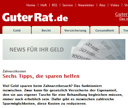 So kann man Zahnarztkosten sparen So kann man Zahnarztkosten sparen